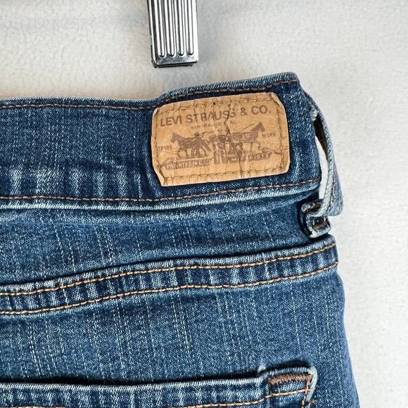 Levis 512 Jeans‎ Women 10 S short petite Blue Perfectly Slimming Bootcut - Picture 4 of 11